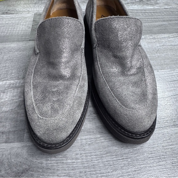 AQUATALIA Kelsey Loafers Women's 7 1/2 Metallic Quiet Luxury Platform Fall - Picture 5 of 9